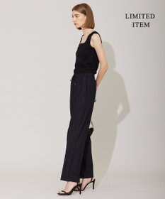 ICB L 【WEB限定・洗える】 ブロードステッチリブ タンクトップ