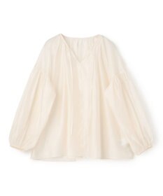 UNFILO シアーギャザーブラウス