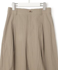 23区 【先行予約/SLOW/一部店舗限定】コットンナイロンタイプライター ワイドカーブ バギー パンツ