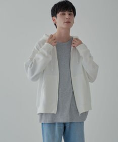 WEGO 【ユニセックス着用ITEM/SMLサイズ展開】リラックスフィットダブルZIPパーカー