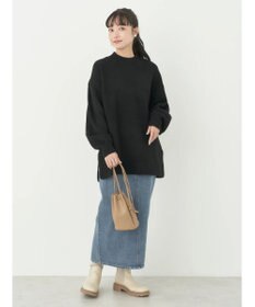 earth music&ecology ＦＬＵＦＦＹハイネックチュニック