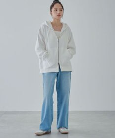 WEGO 【ユニセックス着用ITEM/SMLサイズ展開】リラックスフィットダブルZIPパーカー