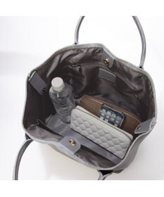 UNBILLION ペルケ perche / 牛革ドット刺繍トートバッグ