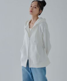 WEGO 【ユニセックス着用ITEM/SMLサイズ展開】リラックスフィットダブルZIPパーカー