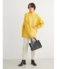 Green Parks 洗える　バックスリットニットプルオーバー