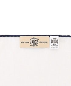 J.PRESS MEN 無地ヘムプリントリネン チーフ