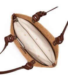 IBIZA ラフィア　セミショルダーバッグ