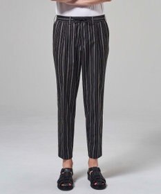 JOSEPH HOMME 【新素材】ドットエアーリバーシブル ドロスト付タック入りテーパードパンツ / PEGG TUCK