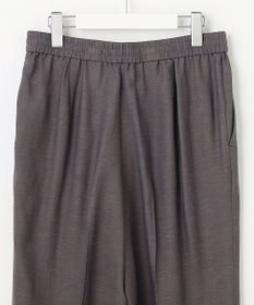 自由区 【XSサイズ～/洗える/セット着用可】キュプラリネンシャンタン イージーテーパードパンツ