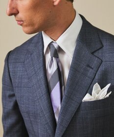 GOTAIRIKU  GOTAIRIKU別注【日本製】シルク ネクタイ_レジメンタル柄