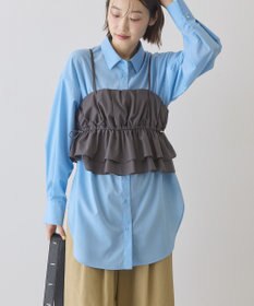 AMERICAN HOLIC 【2点セット・イージーケア】ビスチェ＋シャツ