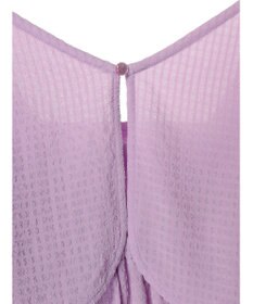 earth music&ecology ＳＥＴ２点パフスリーブブラウス＋キャミワンピース