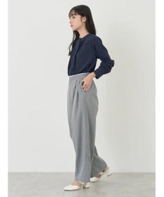 earth music&ecology ピンストライプストレートパンツ