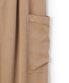 23区 L 【SLOW/一部店舗限定】ガーメントツイル ワイドタック パンツ