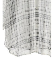 earth music&ecology シアーチェックシャツ