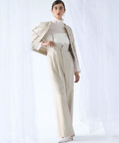 23区 【GOLD LABEL】スパングルMIXツイード ショートジャケット