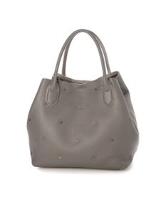 UNBILLION ペルケ perche / 牛革ドット刺繍トートバッグ