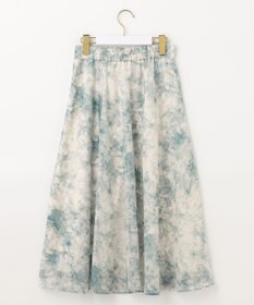 ANY SIS 【洗える】水彩フラワープリント スカート