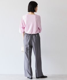 AMERICAN HOLIC 接触冷感7分袖タックスリーブカットプルオーバー