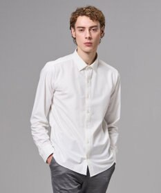 JOSEPH HOMME 新素材【ストレッチ】コンフォートクリアジャージー　長袖レギュラーカラーシャツ