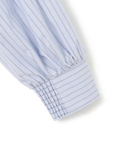 UNFILO L ボリュームスリーブ クロップドシャツ