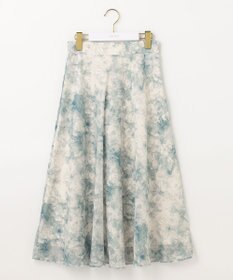 ANY SIS 【洗える】水彩フラワープリント スカート