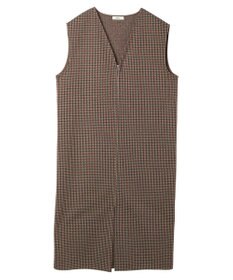 earth music&ecology 圧縮ニットＺＩＰジャンスカ