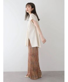 Green Parks 変形ストライプジャガードチュニック