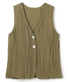 uncrave マシーンプリーツ ジレ