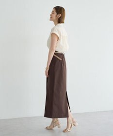 YECCA VECCA スモッキングピンタックシャツ