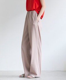 BEIGE， SPINEL / タックギャザー ワイドパンツ