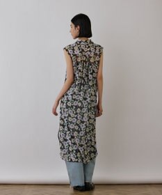 GRACE CONTINENTAL フラワーロングシャツ