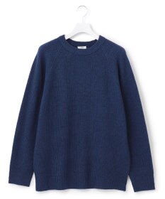 J.PRESS YORK STREET 【UNISEX】畦クループルオーバー ニット