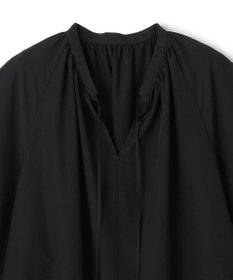 UNFILO L レースヘム ギャザーブラウス