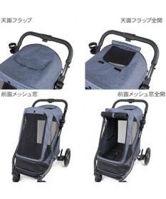 PET PARADISE smooca ラージ ペットカート 《デニム調》