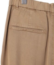 23区 L 【SLOW/一部店舗限定】ガーメントツイル ワイドタック パンツ