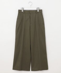 自由区 【接触冷感・撥水防汚加工】COOLMAX ワイドクロップドパンツ