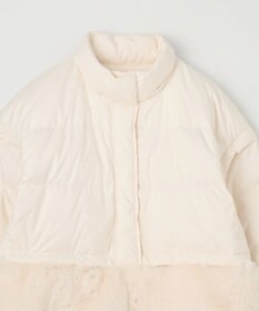 GRACE CONTINENTAL ヘムファーショートダウンジャケット