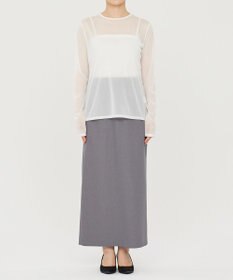 uncrave トリコットシフォン クルーネック カットソー（uncrave STANDARD）