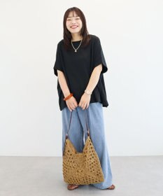 Green Parks 超冷感タック入りオーバーサイズプルオーバー