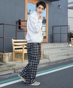 WEGO 【ウエストゴム/MLサイズ展開】イージーワイドカーゴスラックス