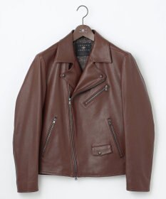 JOSEPH ABBOUD 【長く育てたいサスティナブルなレザー】ラムレザー ブルゾン