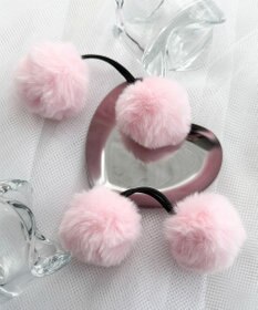 WEGO L2Pダブルポンポンヘアゴム