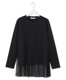 ICB L シフォンプリーツコンビ カットソー