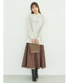 earth music&ecology 裏毛ロゴチュニック