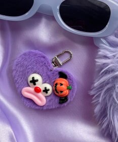 WEGO ミニハートピエロモンスターぬいぐるみキーホルダー