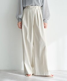 YECCA VECCA メタルホックワイドパンツ