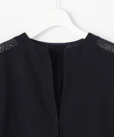 自由区 テクスチャージャージーレーシー カーディガン