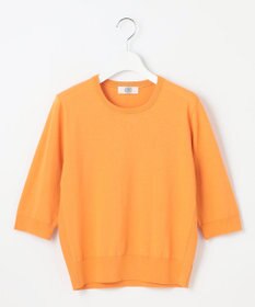 J.PRESS LADIES 【洗える】BASIC HT COTTON クールネック プルオーバー