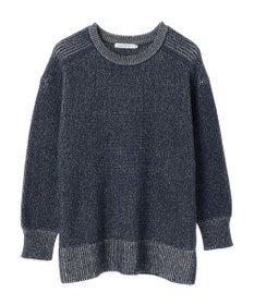 AMERICAN HOLIC クルーネック編み違いニットチュニック